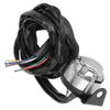 7 Pin European Trailer Connector Socket Wiring Plug 2m Cable for Commercial Vehicles Semi Trailers