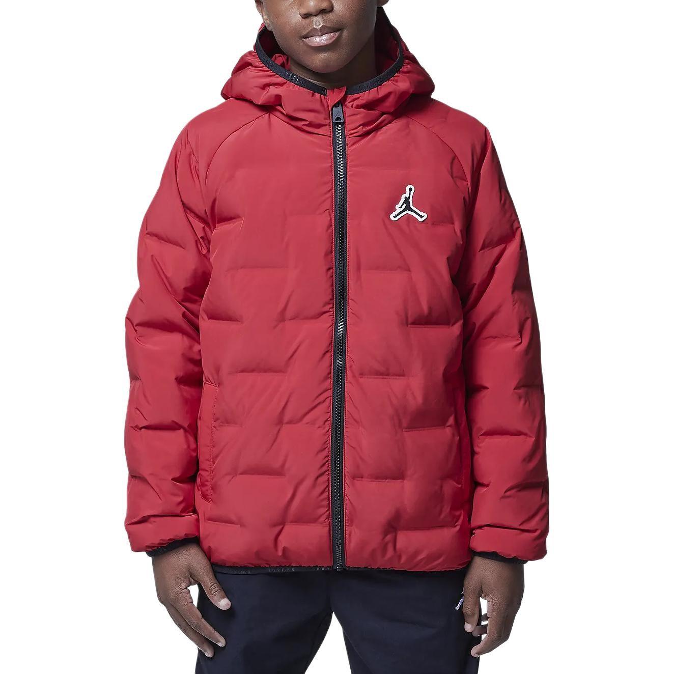 Jordan Down Jacket Teenagers Gym Red