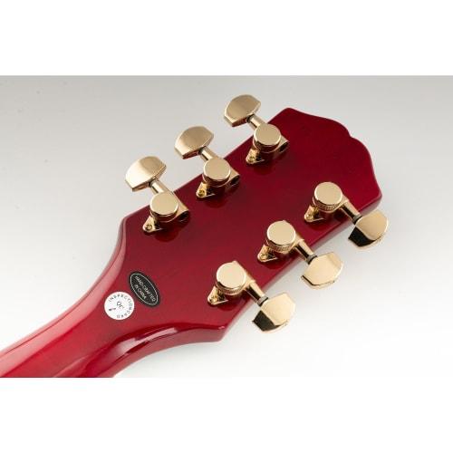 Musiclily Pro L3+R3 Guitar Locking Tuners for Les Paul Electric/Acoustic Guitars, Gold