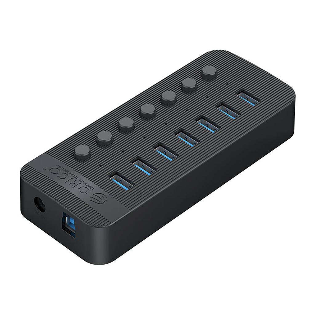 CT2U3-7AB Hub with 7x USB-A Switches - Black