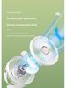 Rechargeable USB Clip Fan with Desk Lamp - Large Battery, Portable for Student Dormitories