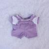 10cm 20cm Doll Clothes Outfit T-shirt Overalls Suspender Trousers Doll Accessories Changing Dressing Game Fans Gift Toy In Stock
