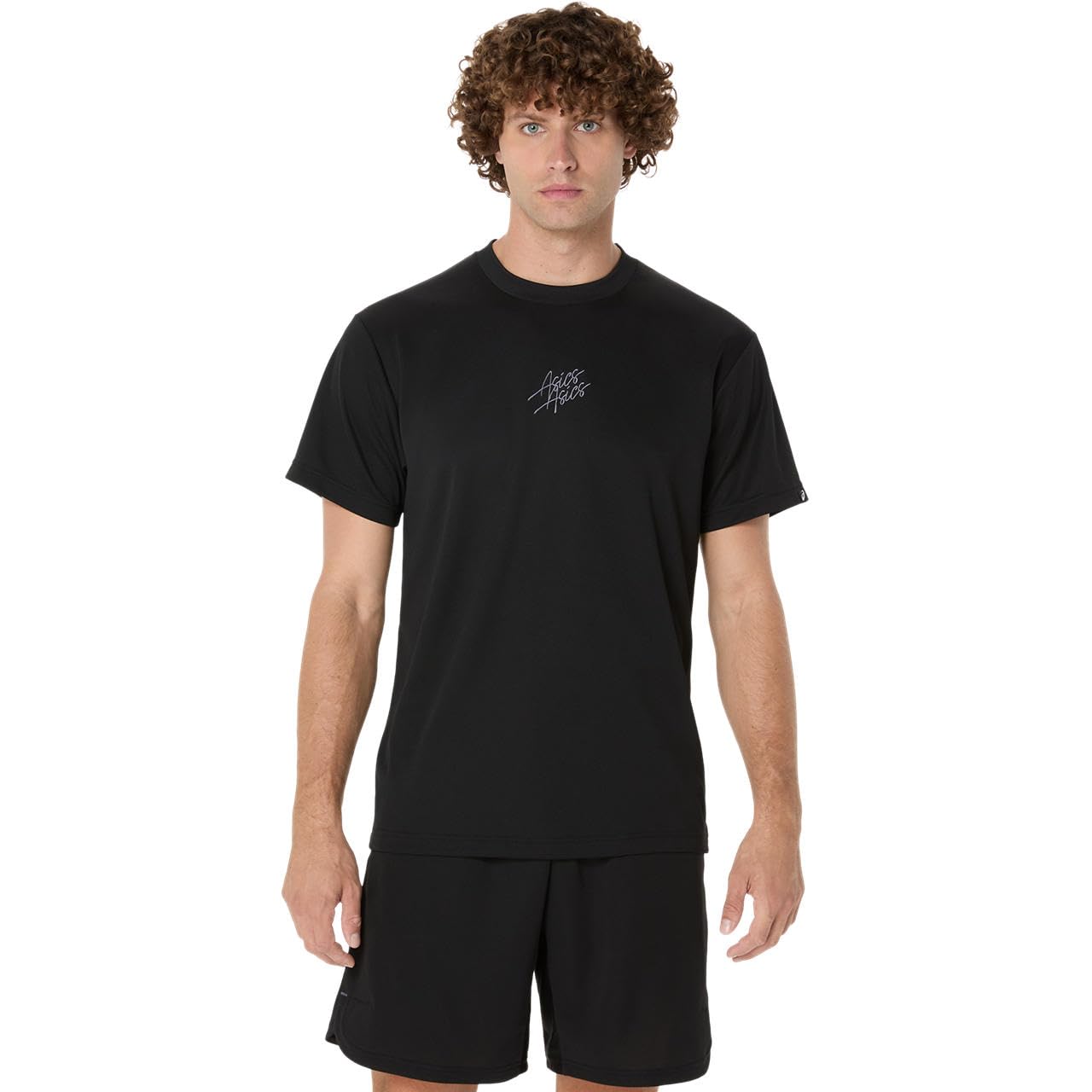 

Баскетбольная одежда Тренировочная футболка с коротким рукавом 2063A413 Унисекс Взрослый 001 M [ASICS] (Производительность Черный)