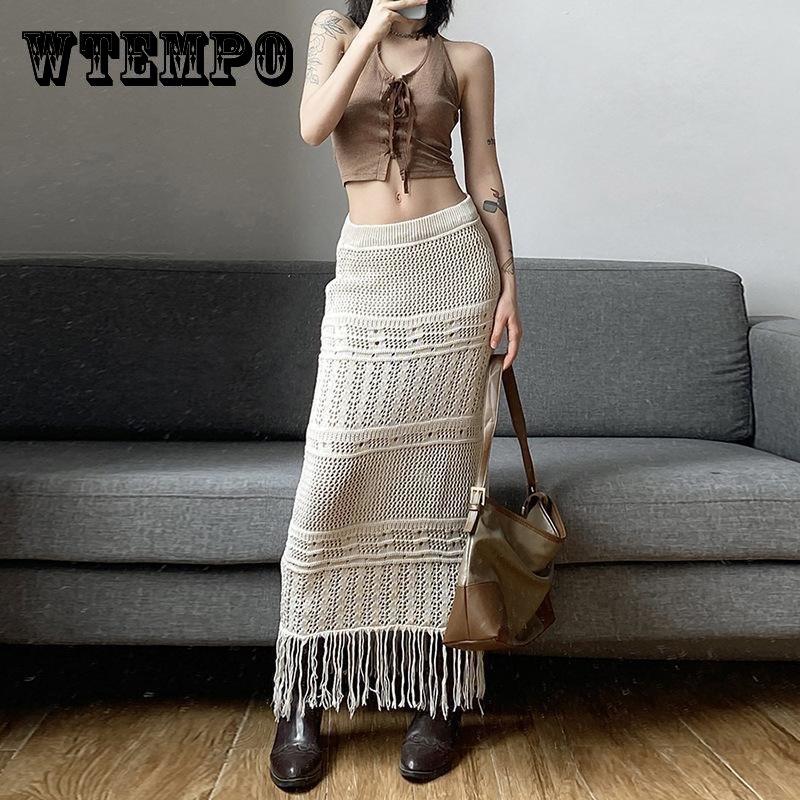 

Женская летняя осенняя абрикосовая юбка, однотонная элегантная полуперспективная абрикосовая юбка для девочек, уличная одежда