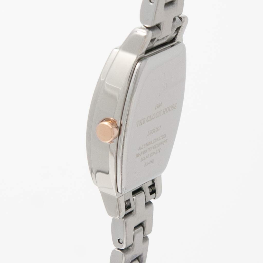 THE CLOCK HOUSE Women's Solar Watch, Business/Casual, LBC1007-WH2A