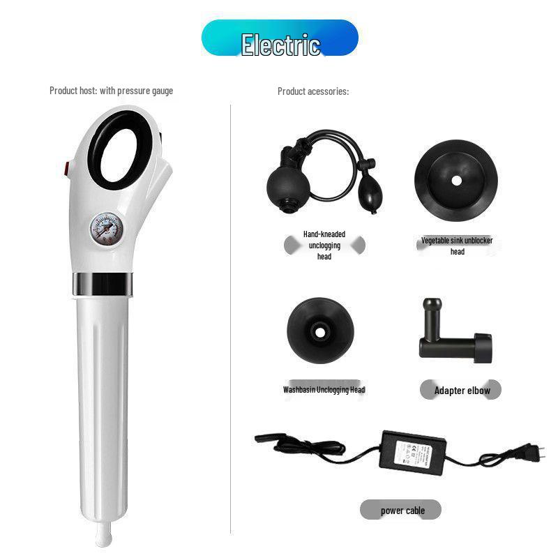 Enhanced High-Pressure Toilet Unclogger – One-Shot Clog Removal Tool