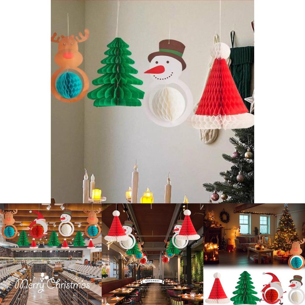 Charming Mini Christmas Tree Paper Decoration For Festive Holiday Celebrations