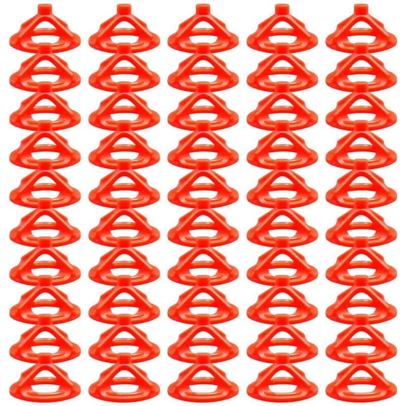 100Pcs Professional Ceramic Tile Leveling System Clips Spiraling Spacers Wadge for Tile Laying Wall Floor Construction Tool