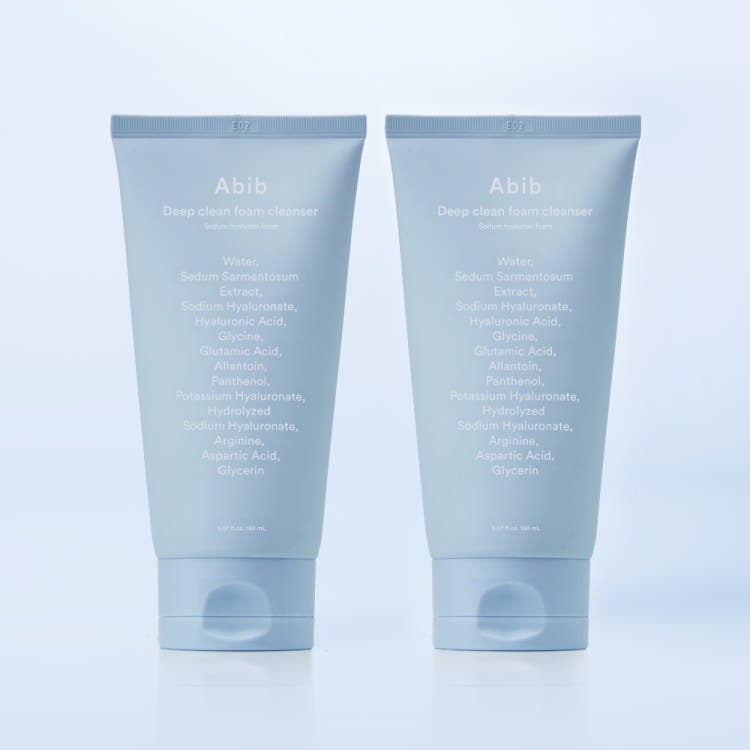 Abib Deep Clean Foam Cleanser Sedum Hyaluron 150ml*2ea set