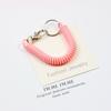Lanyard Portachiavi Estensibile Molla Elastica Ganci per Chiavi Portachiavi Moschettone Anti-smarrimento