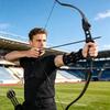 Archery Arm Guard Protective Bracer Adjustable Strap Lightweight Durable Material for Bow Shooting Safety and Comfort