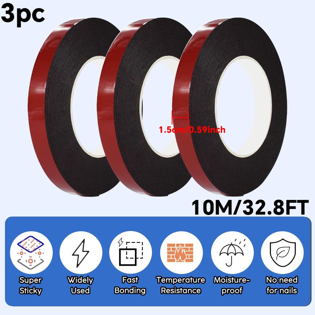 Extra Strong Double Sided Tape Acrylic Foam for Mounting Fixing Pad Car Special Doublesided Tape Waterproof High Temperat