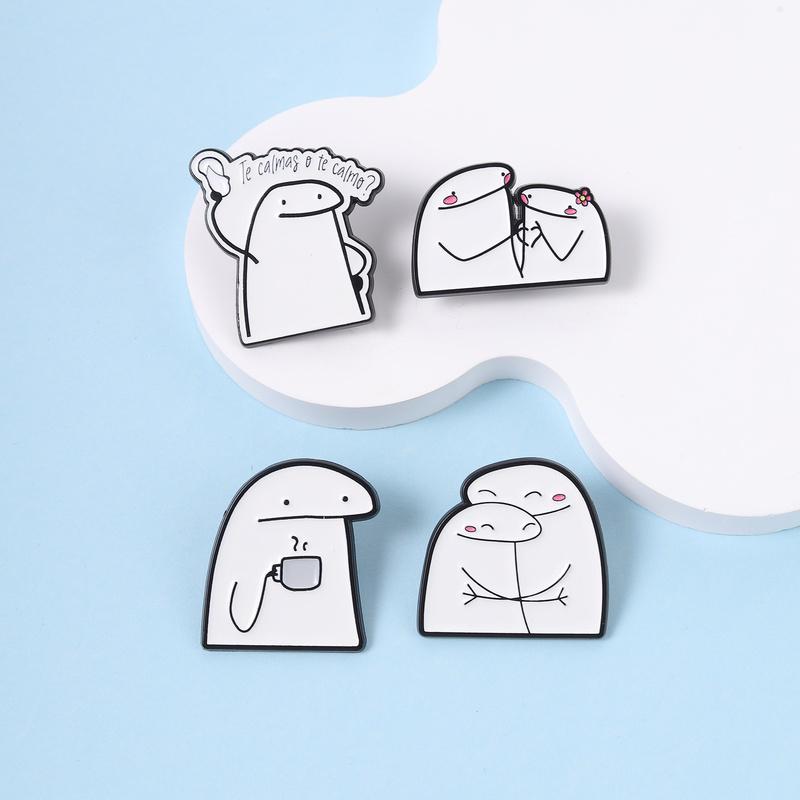 Cute Raccoon Knight Frog Enamel Pins Bachelor's Hat Cat Kermit Flork Animal Brooches Lapel Badge Jewelry Gifts for Friends