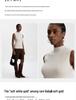 Lekasha Women's Cashmere Sleeveless Slim-Fit Sweater, Spring/Summer Wool Knit Base Layer, Half-High Neck.