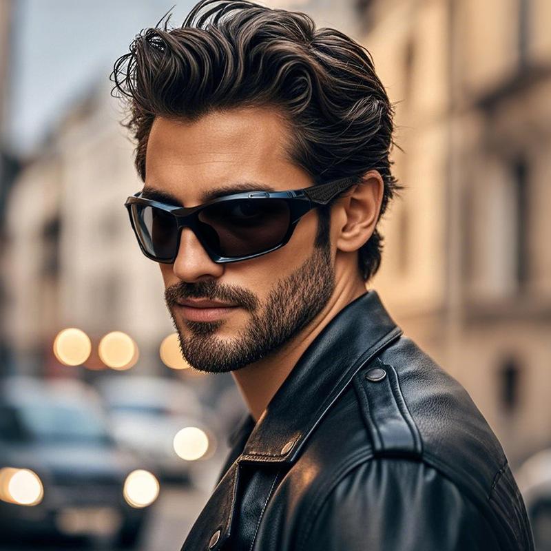UV400 Cycling Sunglass Man HD Lens Windproof UV Resistant Cycling Glasses Comfortable Sunglasses Outdoor Sport Goggle