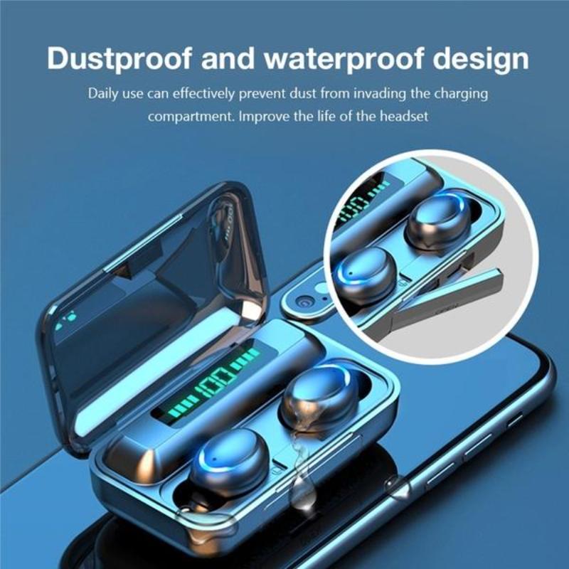 TWS Wireless Earphones Bluetooth Headphones Stereo Earbuds Sport Bass Headset Waterproof For Smart Phone
