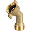 1pcs 45 Degree RV Hose Elbow with Easy Grip, 3/4" GHT City Water