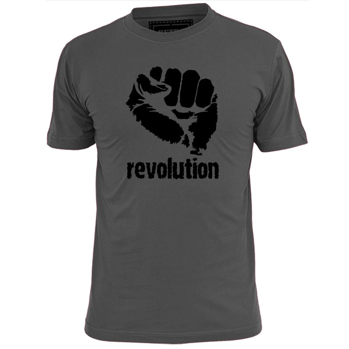 Mens Revolution Fist T shirt Freedom Equal Rights Peace S