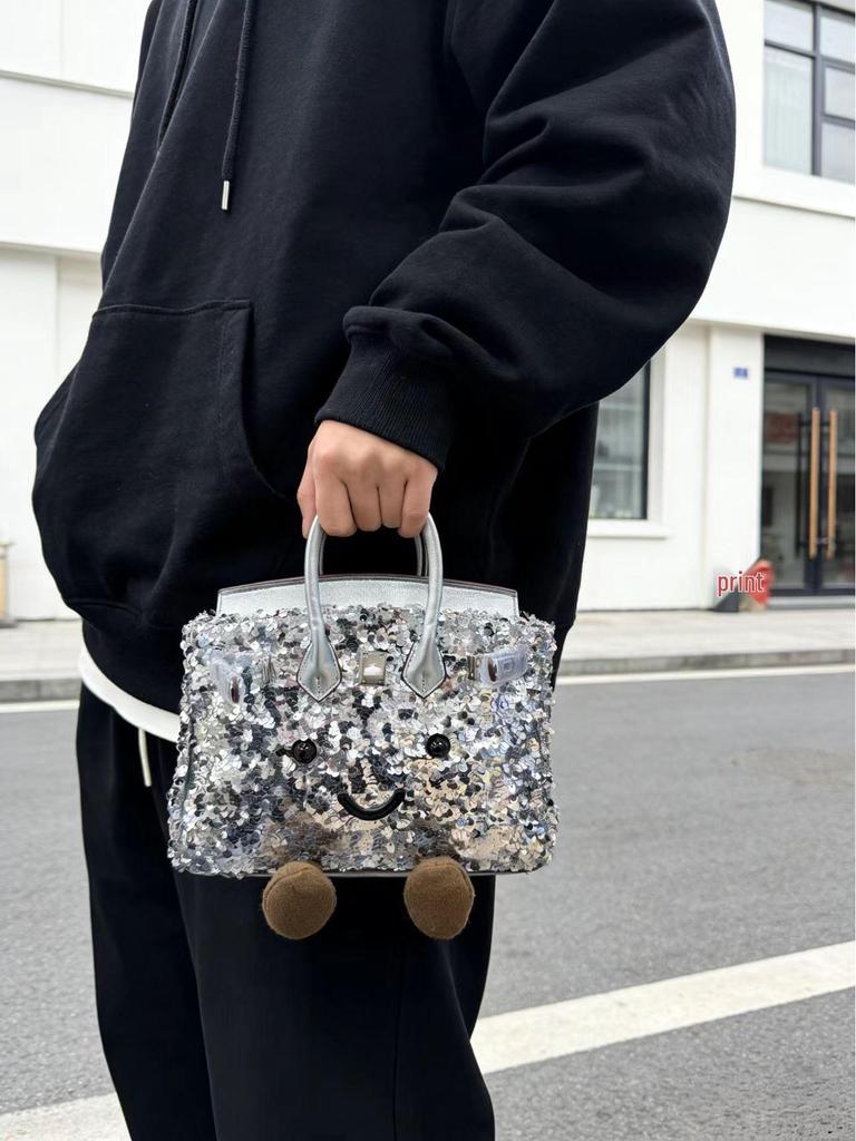 Jellycat Roztomilá nadýchaná platinová panenka Crossbody Elf Kabelka