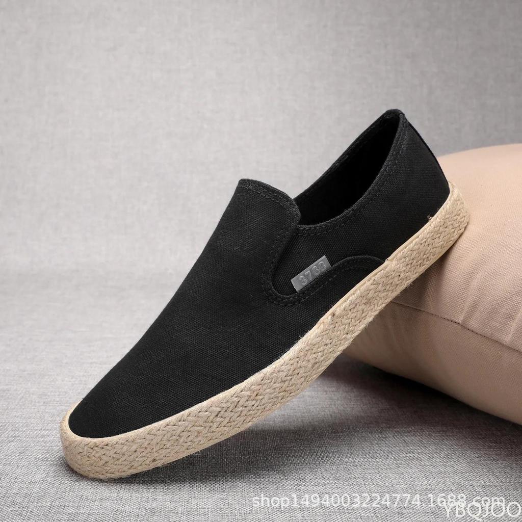 Fashion Spring Autumn Fashion Men Canvas Shoes Espadrilles Men Casual Slip On Breathable Loafers Men Flats Shoe Zapatos Hombre