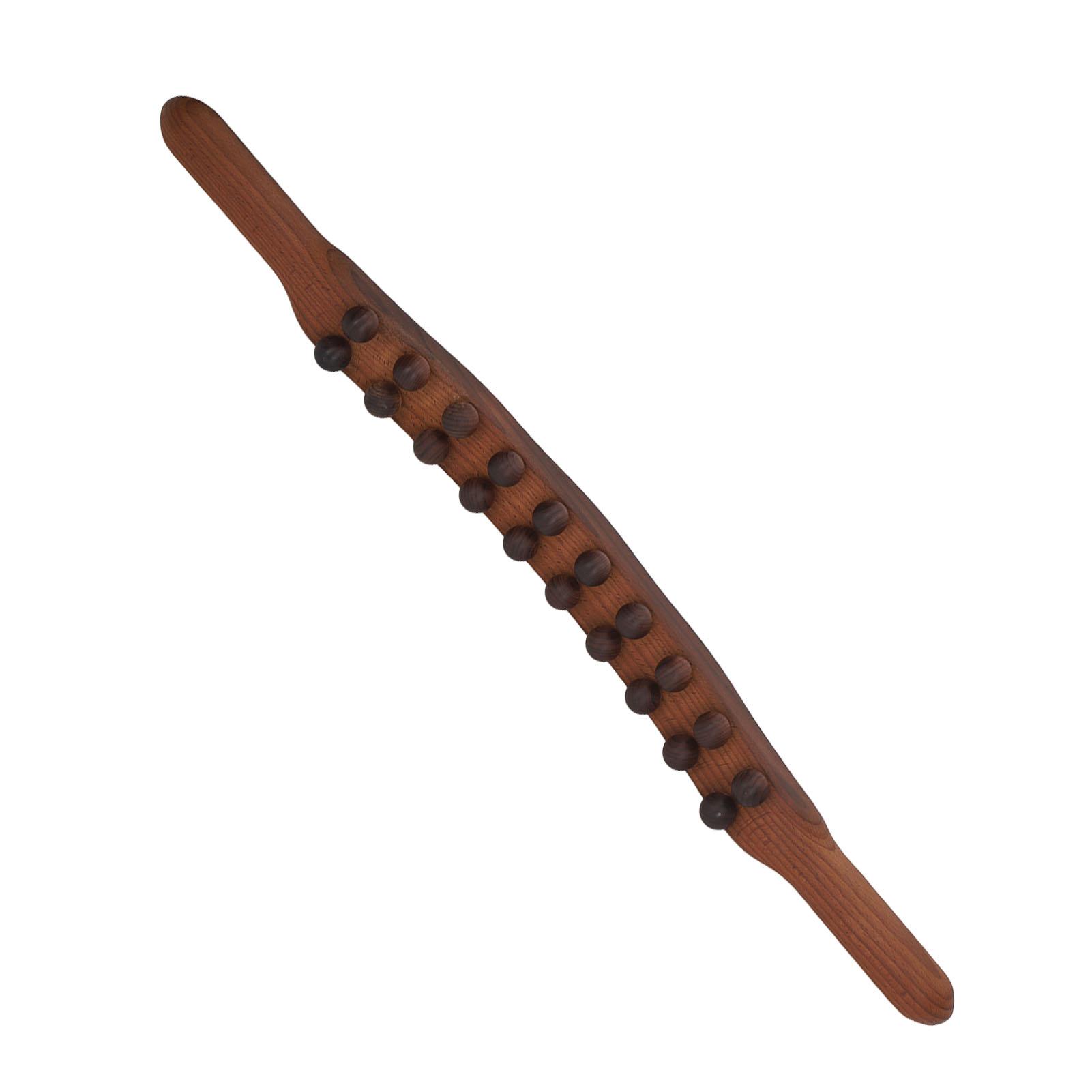 

2 шт. массажная палочка с 20 массажными точками улучшает кровообращение подходит для спины деревянная скребковая палочка