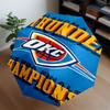Thunder OKC Basketball Umbrella 8-Frame for Travel, Camping, Casual Lightweight Portable Umbrella, Essential for Every Family Holidays Gift
