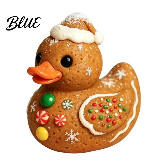 Christmas Tree Hanging Decorations Duck Figurine Resin Sculpture for Holiday Home Decor Cute Ornaments Desktop with Festive Elements Indoor Outdoor