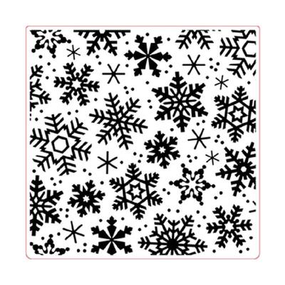 Snowflake Textured Embossing Folder for Card Making Artistic Scrapbooking Templates for Journal Photo Album Decoration