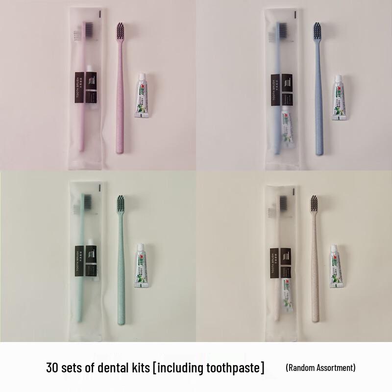 Disposable Hotel Toothbrush with Toothpaste Set
