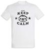 Just Keep Calm T-Shirt Mens Womens Tees Top Sloth Chill Chilling Fun Sleep Lazybones Stay In Bed