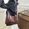 Stylish Large Capacity Spring Shoulder Bag For Women Vintage Chic Tote In Black Brown And Khaki