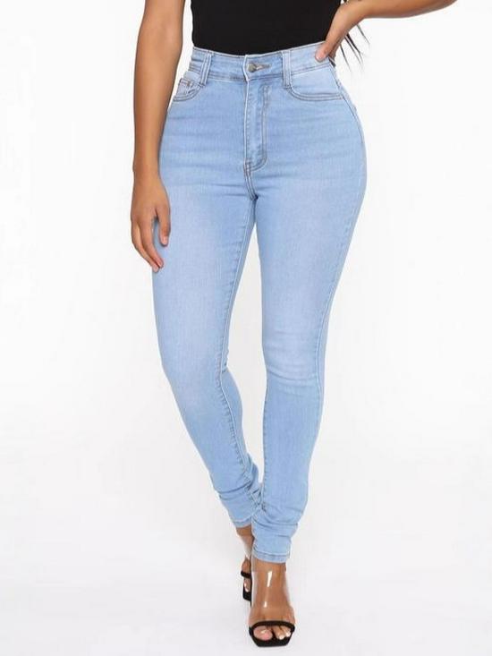 TemuTK Women's Slimming Stretch Jeans - Traceable Cotton Pencil Pants, Popular Sizes Available