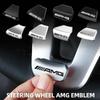 W204 New Car For Mercedes benz AMG For AMG Logo Steering Wheel Sticker Car Emblem Cover Interior Sticker Decal For AMG Mercedes