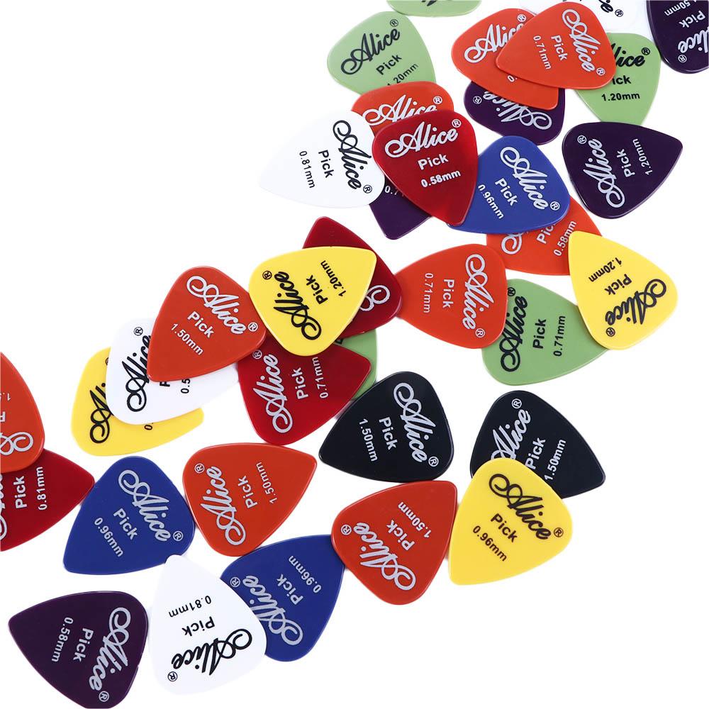 0.58 - 1.5 mm Multiple Color Acoustic 1 Box Bass Guitar Picks Mediator Plectrum Guitar Accessories