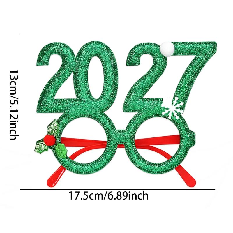 Creative Christmas Star Headband 1/4Pcs Color Strip Design Suitable for 2027 New Year Eve Party Decoration