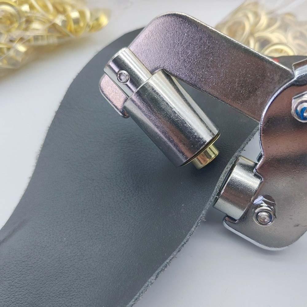 Effortless Eyelet Pliers Hand Press Hole Punch Pliers Magnetic Eyelet Setter  Camping