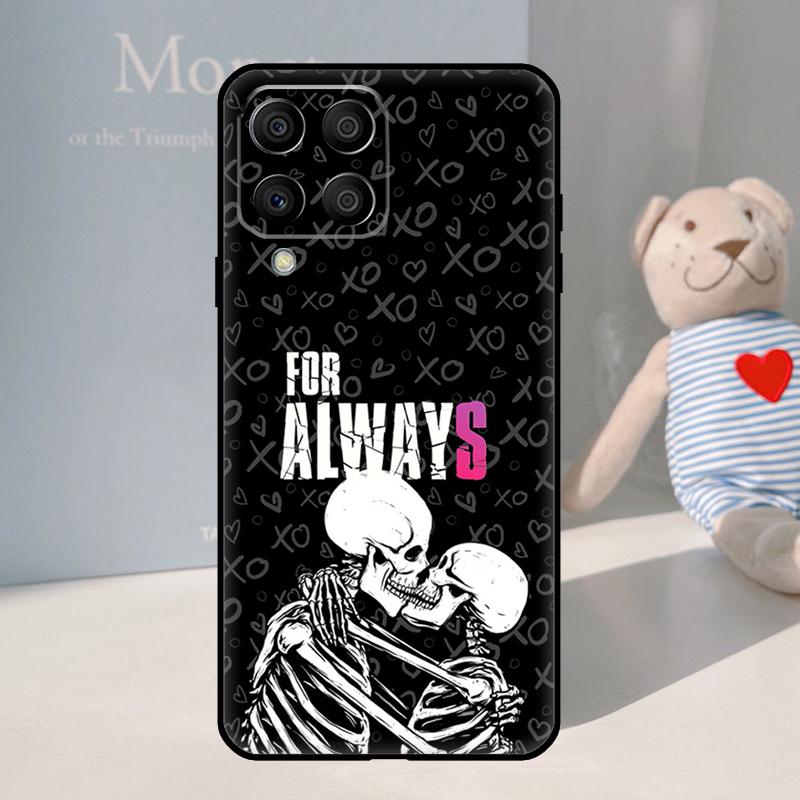Skeleton Skull Art For Samsung Galaxy M21 M11 M31 M13 M33 M35 M53 M55 M15 M14 M34 M54 M12 M32 M52 M06 M16 Case