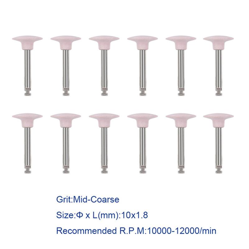 Dental Silicone Polisher 12Pcs/Pack For Contra Angle Handpiece Porcelain Polishing Composite Teeth Polish Dentistry Tool