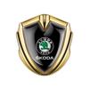 BWI5 Car Shield Badge Sticker Auto Body Side Window Decoration Accessories For Skoda Octavia Rapid Fabia Superb Kodiaq Kamiq A7 A5