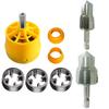 6pcs/set PPR Electric Drill Bit With PVC Pipe Threader 1/2 Inch 3/4 Inch 1 Inch Dies Pipe Threader Power Tool Accessories