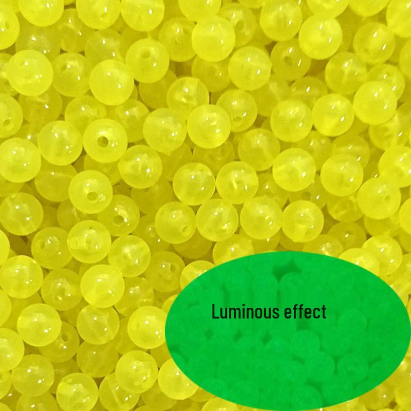 Bunte leuchtende Harzperlen für Angelzubehör & Schmuck - Fluoreszierende Halskettenhaken & Zubehör