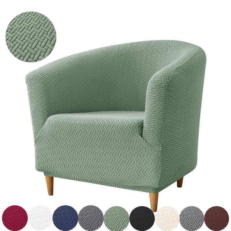 Thick Twill Non-Slip Semi-Circular Sofa Cover for Home or Hotel