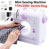 505A Máquina de Coser Portátil Mini para el Hogar Doble Velocidad 12 Puntadas Incorporadas para Principiantes DIY Confección de Ropa Máquina de Remendar