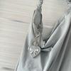 Korean Bag Hanging Keychain Heart Shape Cosmetic Mirror Key Chain Love Mirror Pendant  Spice Girl