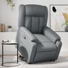 VidaXL Recliner, Relaxation Chair with Backrest, Seat with Armrests, Living Room TV Chair, Modern, Grey 3205267