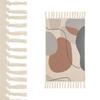 Dywanik Z Frędzlami Geometryczny Design 50X80 Cm