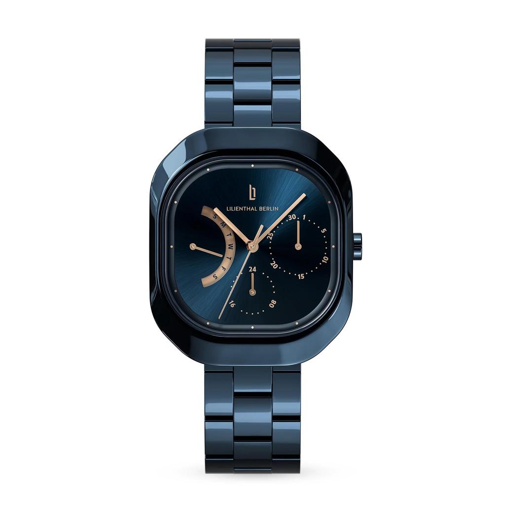 Lilianthal Berlin Multifunction Made in Blue Watch, Germany, M1-005-SB040ES, Women's,