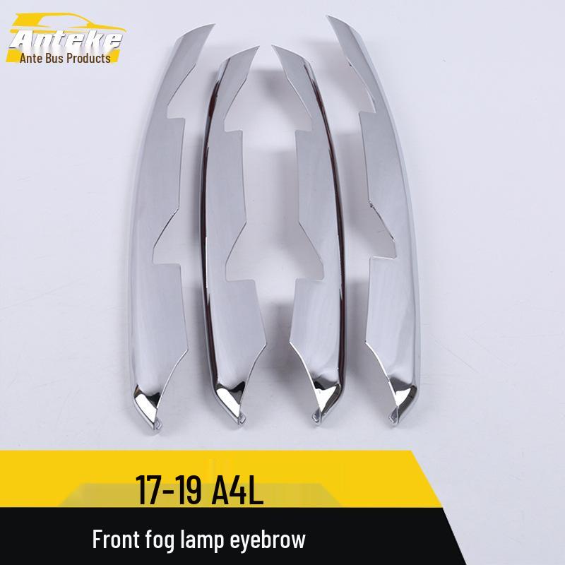 Front Fog Light Eyebrow Trim for 17-19 A4L: Exterior Modification Accessory