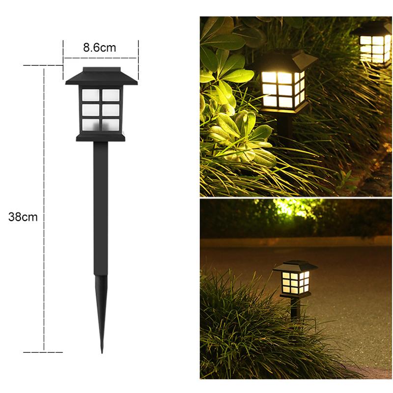 LED Solar Pathway Lawn Lights Outdoor IP65 Waterproof Solar Lamp Decoration for Garden Walkway Path Driveway Patio Yard & Lawn