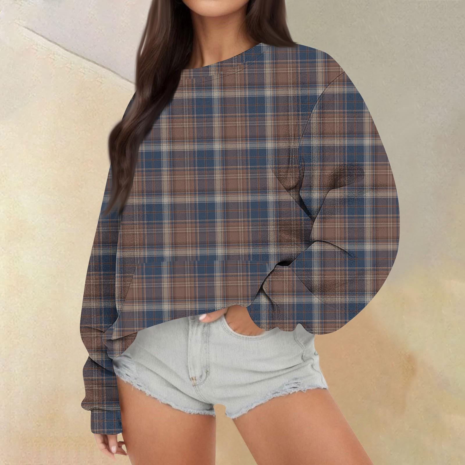 

Женские топы осень-зима, женские толстовки с длинным рукавом, повседневные топы свободного кроя с круглым вырезом XXL